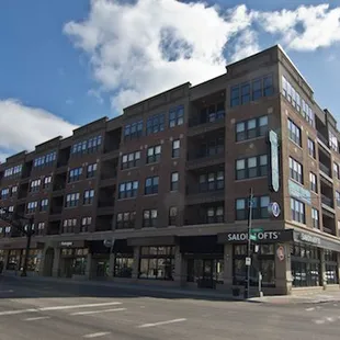 The Hub apartments near N High St and E Hubbard Ave in the Short North.