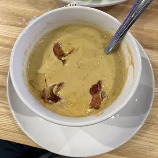 Bowl beer cheese soup