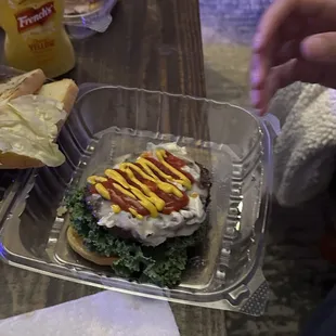 My wife had to remake her burger.