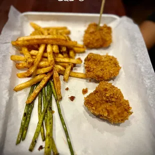 GF Fish &amp; Chips w/Asparagus