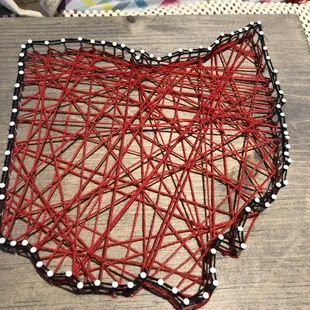 My string art of the great state of OHIO