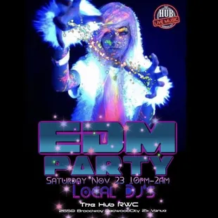 Dance music events happen some saturdays! bring your modern dance moves and get down to some of the bay areas illest DJs