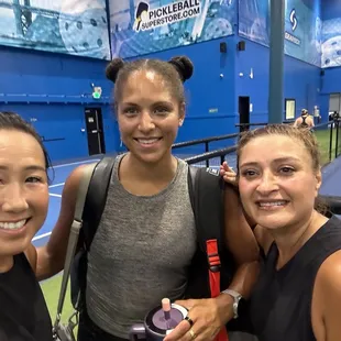 Pro pickleball player Jessie Irvine spotted at the HUB Silicon Valley