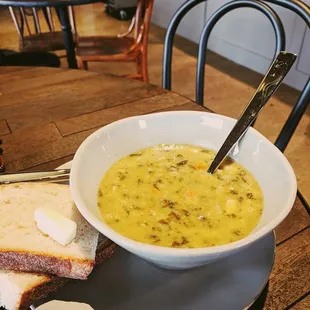 Tuscan bean &amp; sausage soup.