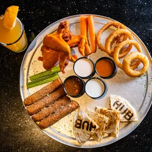 a plate of food