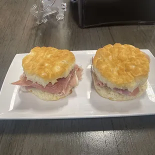 Ham biscuits