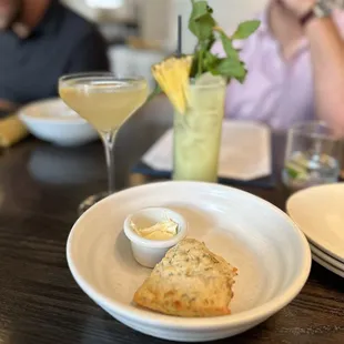 a plate of food on a table