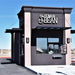 the front of the building