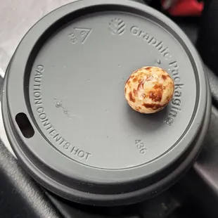 12oz with bean on top