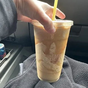 My pre birthday drink Carmel Granita (Frozen Espresso) my favorite  32 oz