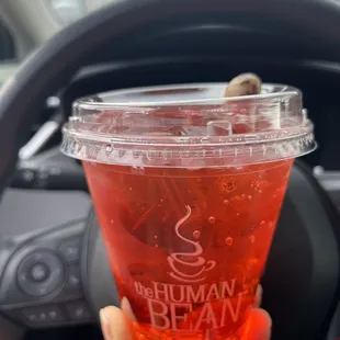 Strawberry Mango Italian Soda