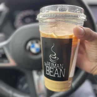 Iced Oatmilk vanilla latte and decaf americano. Smooth and bold. Delicious. 5 out of 5.