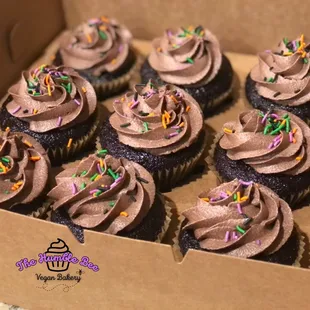 Double chocolate cupcakes