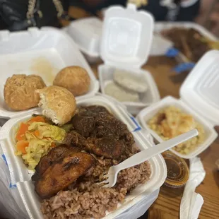 a tray of food