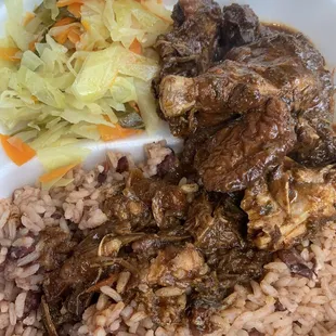Brown Stew Chicken Lunch