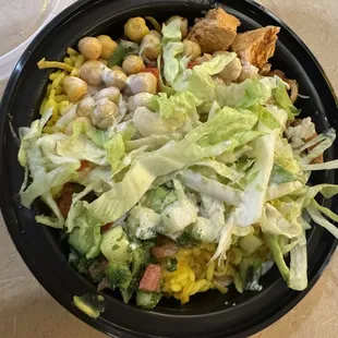 Chicken and rice bowl