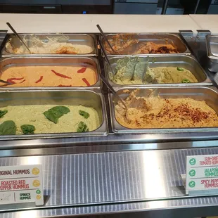 Hummus options