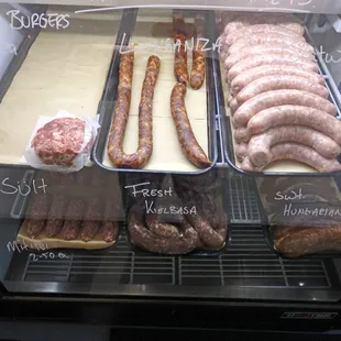 Selection of Sausages
