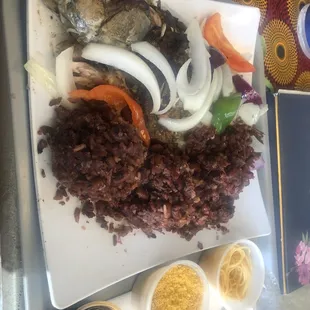 Banku &amp; Grilled Tilapia