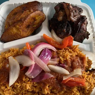 Jollof Rice &amp; Grilled Chicken