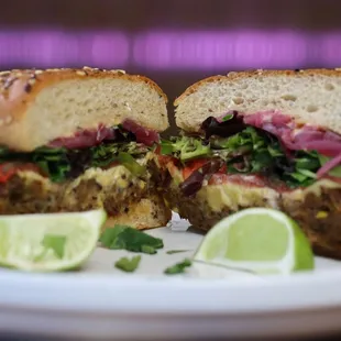 Black Bean Cheese Burger
