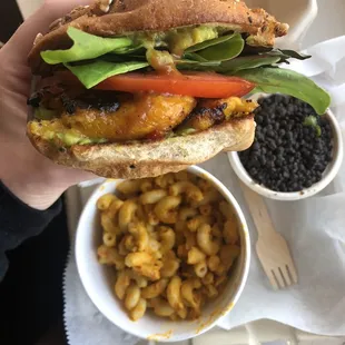 Plantain Jerk Sandwich