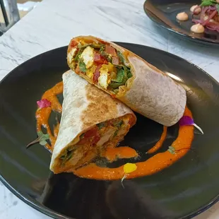 Curried Tofu Wrap