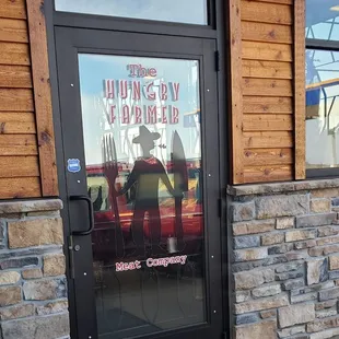 Entry part of Tesoro Gas Station building