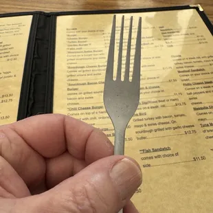 The worst silverware I have ever seen.