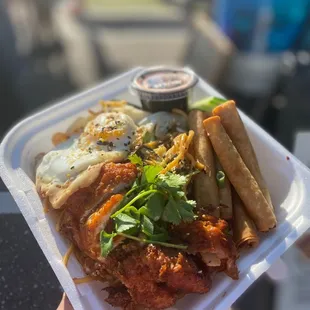 chicken wings and fried chicken, food