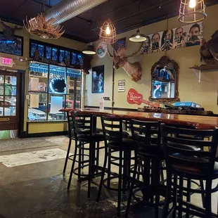 the interior of the restaurant