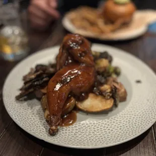 Citrus broiled Cornish game hen
