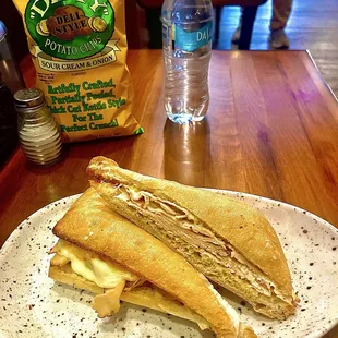 Honey mustard chicken on ciabatta