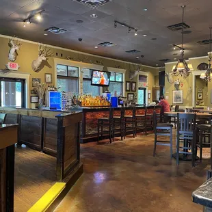 the interior of the restaurant