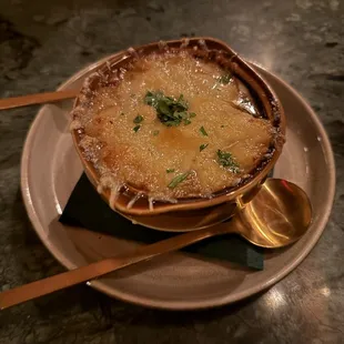 French onion soup is very good