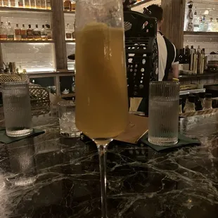 French 75 with cognac