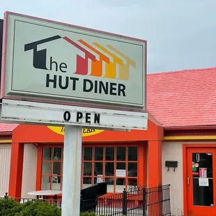 the front of the restaurant