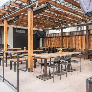 Back Patio. Can Book Private events.
