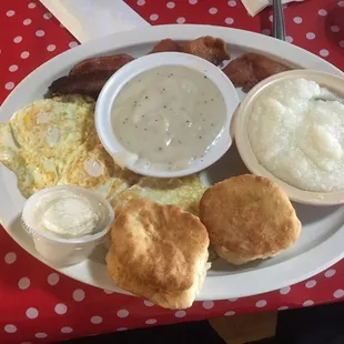 The breakfast was really good. Better than the other food I've had here.