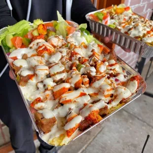 Chicken &amp; Gyro Platter