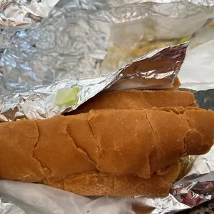 Salmon Cheesesteak Sandwich