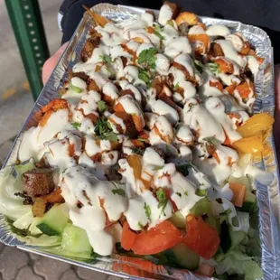 salads, food