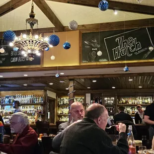 Dining room and bar.