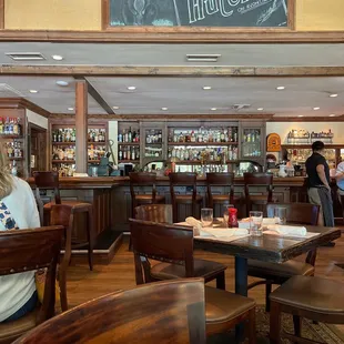 people sitting at the bar