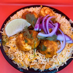 Hyderabad Special Egg Biryani