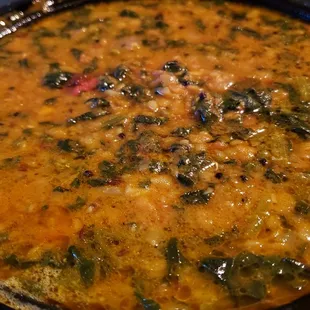 Dal palak, vegan by default ($12). Pretty good.