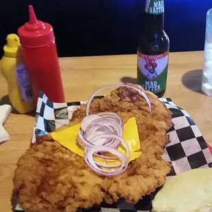 chicken wings and fried chicken, food