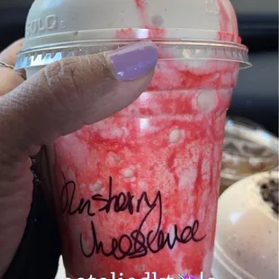 Raspberry cheesecake &amp; in the background the best one yet... The Chubby Hubby.