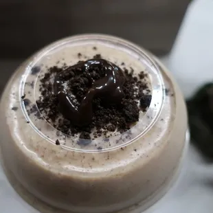 Oreo cookie protein shake
