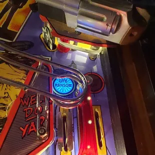 Ball &apos;shooter&quot; in the Dirty Harry pinball machine.